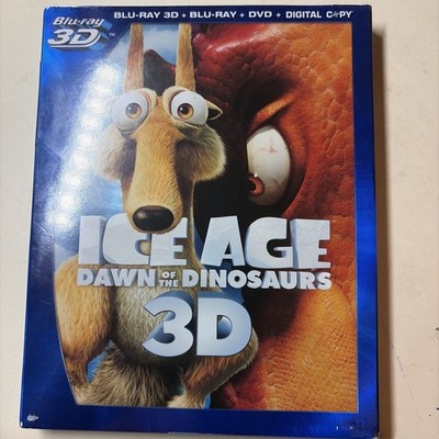Ice Age: Dawn of the Dinosaurs (3d) (Blu-ray 3D, 2009) Slipcover
