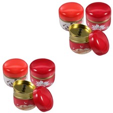 2 Count Round Sealed Tea Can Container Loose Storage Containers Holder