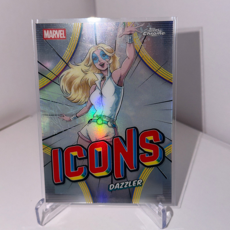 2026 Topps Chrome Marvel Dazzler Icons MI-04 Icons Insert