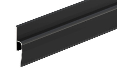 Stretch Ceiling Flexy Aluminum Shadow Black Profile 2 m / 6.5 ln. ft.