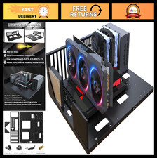 DIY Gaming Computer Case - E-ATX/ATX/M-ATX/ITX Open Chassis, Heat Dissipation Te
