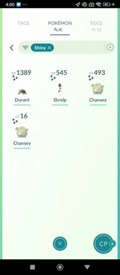 Shiny Durant, Skrelp, Chansey x2 + Toxel, Tinkatink 127k Mini PTC Pokémon Go - Photo 1/4