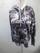 Bebe Sport Size M Womens Multicolor Stretch Drawstring Activewear Hoodie 111