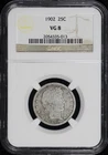 1902 Barber Quarter NGC VG-8 - Great For A Lowball Set!