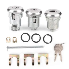 KooingTech Trunk Door Lock, Car Door Locks with 2 Key, 3PCS Cutlass Lock Set ...