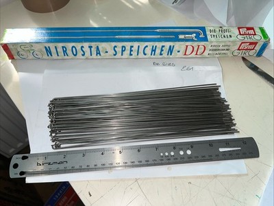 86 Prym Giro Nirosta Speichen , DD, Ø 2,0/1,8/2,0mm, 261 mm