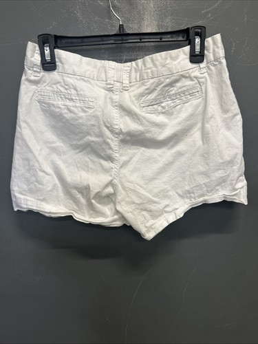 Calvin Klein White Casual Summer Stretch Jean Shorts Size 6 - Picture 3 of 3