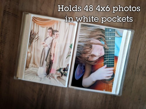 4 x 6 Photo Albums Pack of 6, Each Mini Album Holds Up to 48 Photos, Flexible... - Picture 4 of 5
