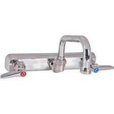 T&S Brass B1125 Faucet, 8"Wall, 6"Spt, Leadfree