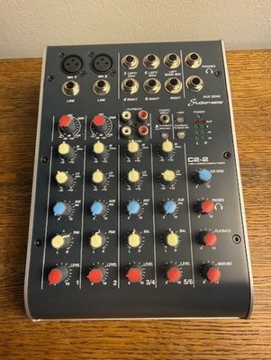 Studiomaster C2-2 Analog Mixer Compact Audio Mixing Console No Power Supply
