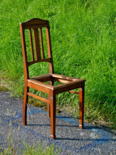 Gründerzeit Stuhl mit Historie ~ 1910