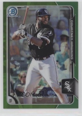 2015 Bowman Draft Chrome Green Refractor 86/99 Courtney Hawkins #8 sh7