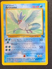 Articuno 17/62 Fossil Non Holo Rare Pokemon Card WOTC Vintage
