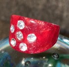 Swirl Chunky Lucite Plastic Ring!!! — photo 3