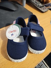 Cienta Girl Mary Jane Navy Blue Baby Shoes Size 3