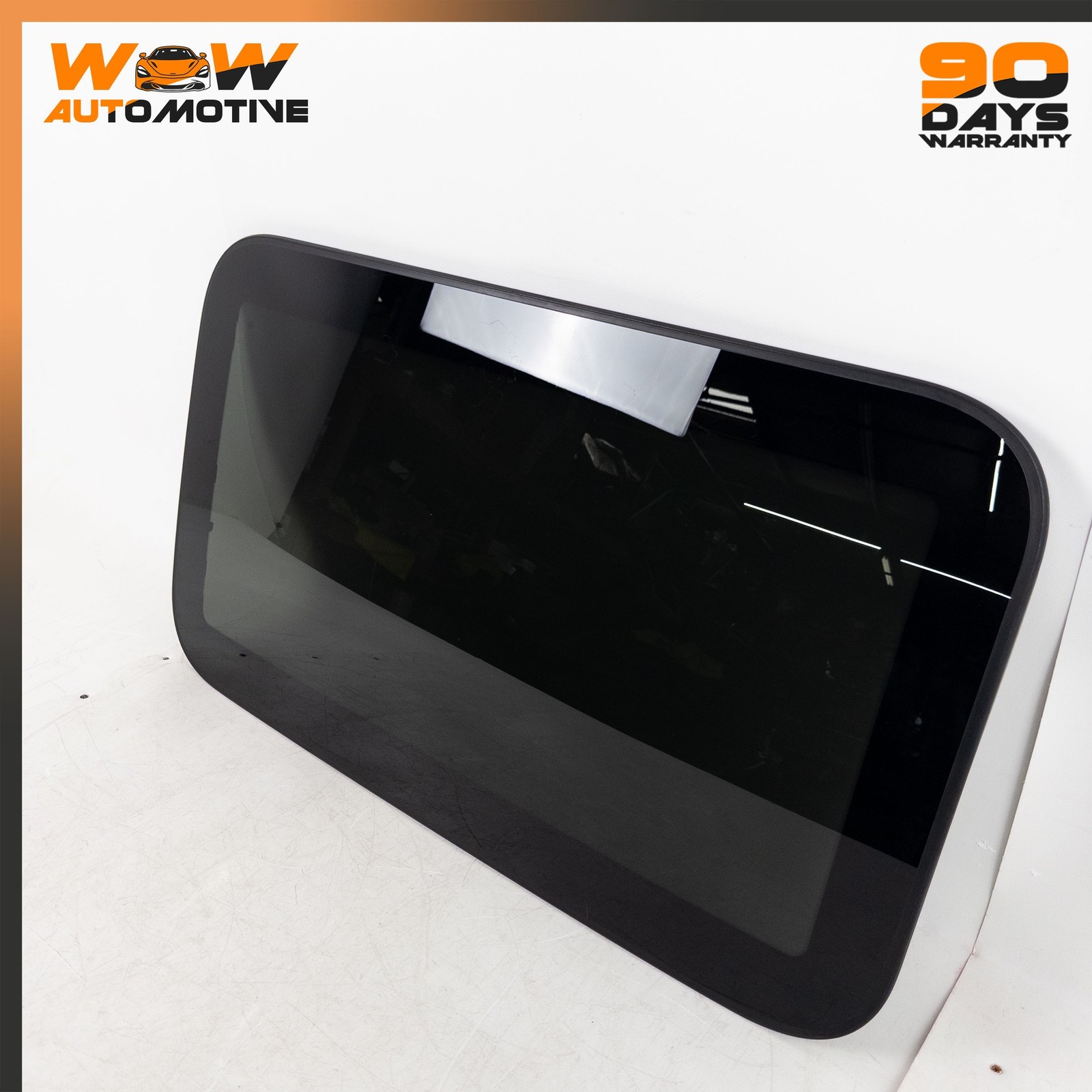 06-19 BENTLEY FLYING SPUR TOP UPPER GLASS SLIDING ROOF PANEL BLACK OEM