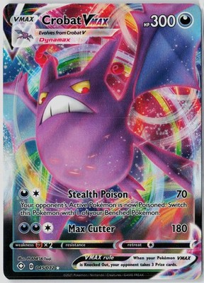 Crobat VMAX Holo Ultra Rare Shining Fates 045/072 NM