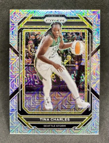 2023 Panini WNBA Prizm Tina Charles Mojo Prizm #16/25 SP Sun