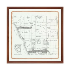 Old Map of Carlsbad, CA 1912 - Vintage Carlsbad California A