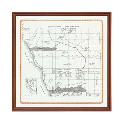 Old Map of Carlsbad, CA 1912 - Vintage Carlsbad California A