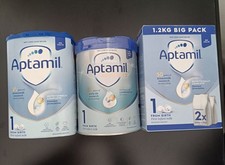 Aptamil 1, Aptamil 1 Big Pack and Aptamil 1 Advanced