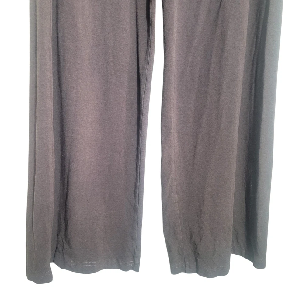 Pantalones Bryn Walker Bambú Pierna Ancha Pull On Para Mujer Medianos M Marrón Elastizados Básicos Foto 4 de 4