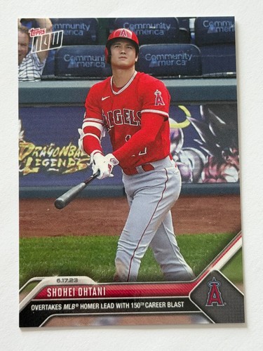 2023 Topps Now #455 SHOHEI OHTANI Los Angeles Angels 150th Home Run