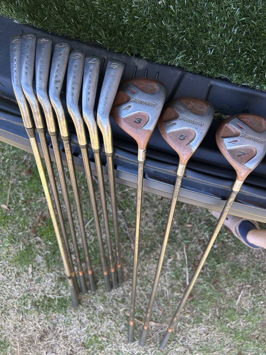 Taylormade Burner Graphite, Bubble Shaft 7pc(2-8) Iron Set w/ 3, 5