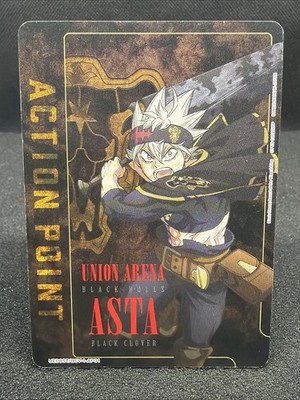 Asta UA20ST/BCV-1-AP01 Black Clover Action Point UNION ARENA Card