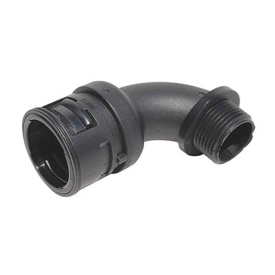 REIKU VPBRB-23N04 Elbow 90 deg.,0.906 in.,Black,Nylon 25D322