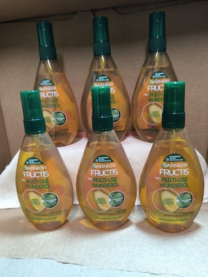 6 Flaschen Haaröl Garnier FRUCTIS Multi Use Wunderöl  Hitzeschutz