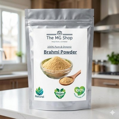 TMG Brahmi Powder To Manage Stress & Boost Brain Health | Rich in Antioxident