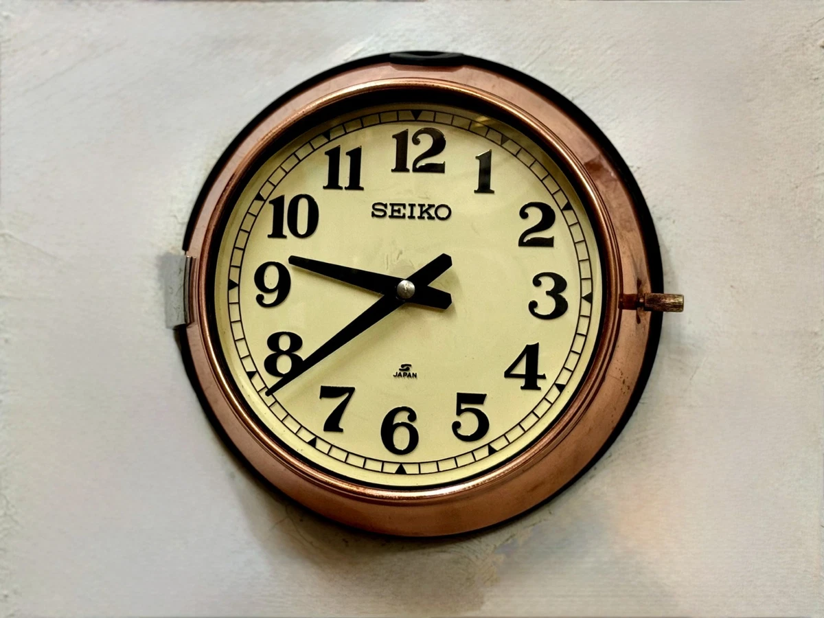vintage seiko wall clock products for sale | eBay