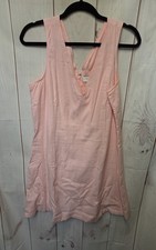 Banana Republic Women's Size 12 Pale Pink Linen Blend Dress