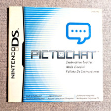 PictoChat Instruction Manual Only - Nintendo DS