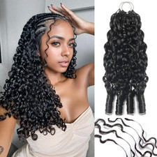Burmese Curly Crochet Human Hair for Black Women 18 Inch 50g  Miracle Hairstyle