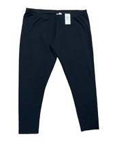 NEW J. Jill Plus Size 2X Black Pima Cotton Ankle Leggings Stretch Waist Comfort