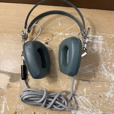 Vintage Sony Stereo Headset Headphones 60s Model DR-3C Japan Tested Working