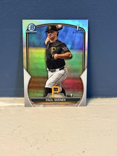 2023 Bowman Draft - Paul Skenes Bowman Chrome 1st Refractor BDC-14 (RC) Pirates