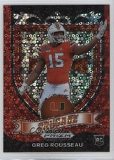 2021 Panini Prizm Draft Picks Crusade Red Circles Prizm Greg Rousseau #179 7l6
