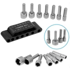 14 PCS 1/4 Inch Hex Tool Set Nut Driver Socket Bit Set Screwdriver Bits