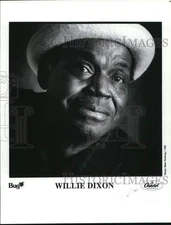 1988 Press Photo Entertainer Willie Dixon - pip24106