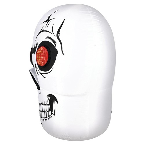 Specchio infinito led 5' teschio spettrale Halloween gonfiabile decorazione vacanze esterno - Foto 2 di 14