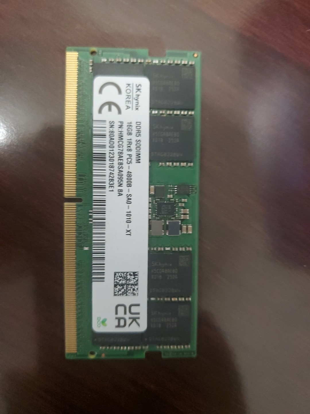 Sk Hynix Pc5 44800r SK Hynix 16GB DDR5 5600MHz Laptop RAM - SODIMM