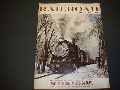 Eisenbahnmagazin März 1966 Zwei Millionen Meilen auf der Schiene Railroad Fever M1103