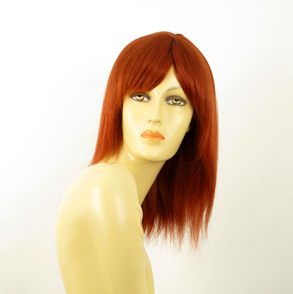 Sublimez votre look avec la perruque longue cuivré intense MARIA 130 en cheveux naturels