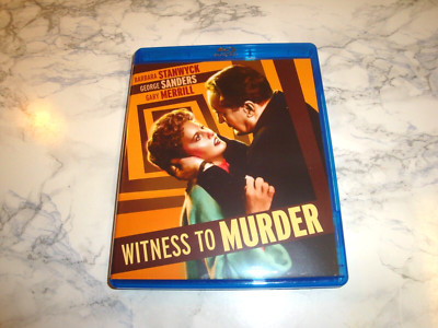 Witness to Murder   *Like New*  Kino Lorber*   (Blu-ray, 1954) Barbara Stanwyck