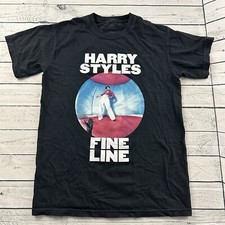 Harry Styles Fine Line Short Sleeve T Shirt Men's Small Black
