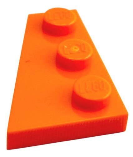 Lego 10 Stück Flügel Platte in orange 3x2 links Keil Keilabsatz 43723 Neu - Bild 3 von 3