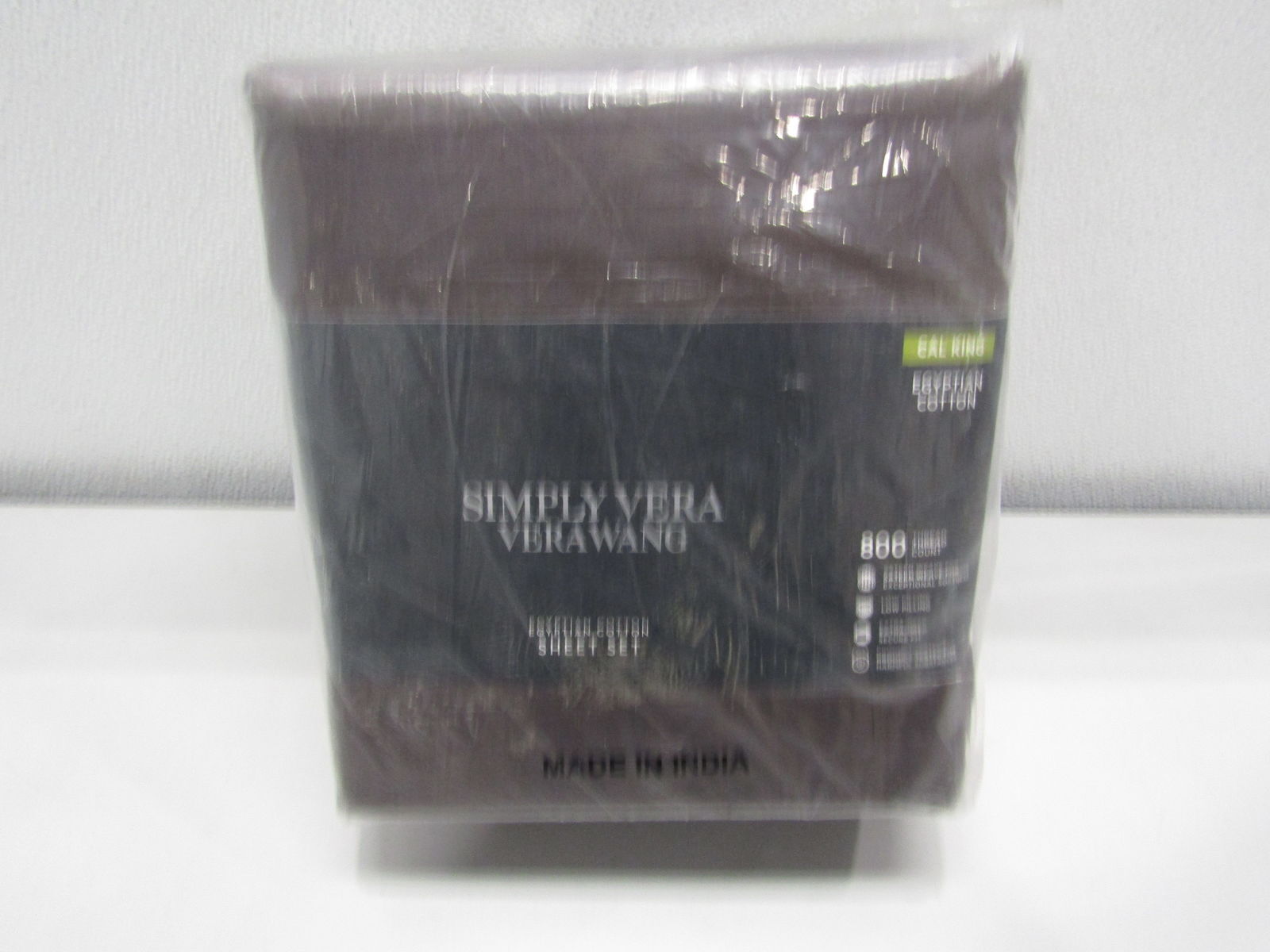 Simply Vera Vera Wang Egyptian Cotton Sheet Set in Espresso, Cal King 4 Piece eBay
